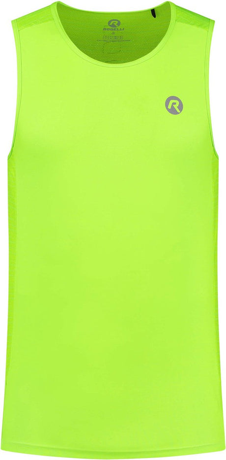 Rogelli core heren hardloopsinglet - mouwloos - fluor