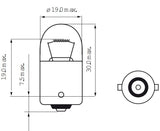 Bosma-Lampe 6V-5W BA15s