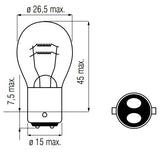Bosma-Lampe 12V-25 25w Bax15d