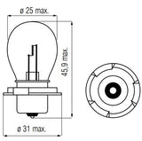 Bosma-Lampe 6v-25w P26s