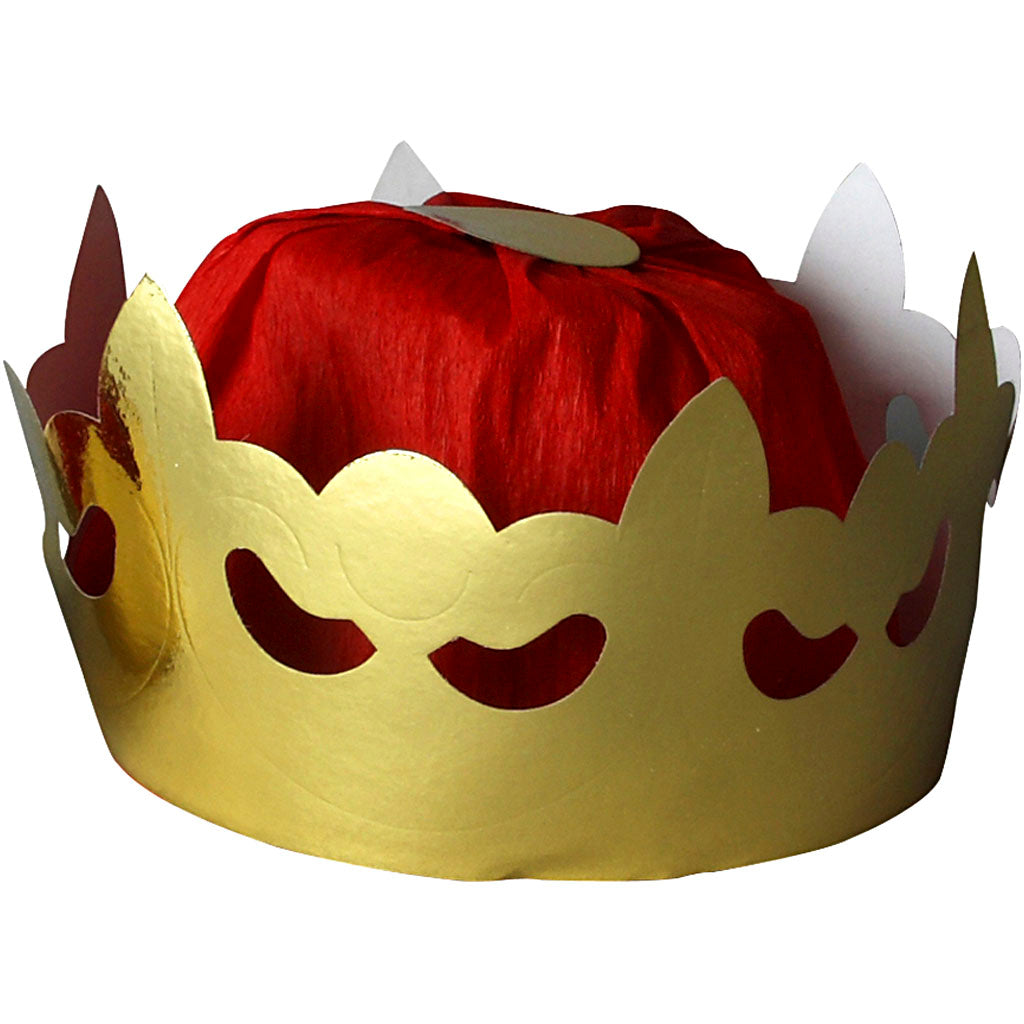 Creativ Company Königskrone, H: 11 cm, T 19 cm, Gold, 1 Stück