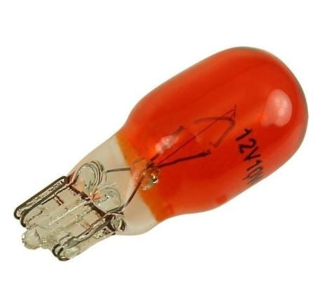TNT-Lampe 12V 10W T13 Keilrot (10-Stück)