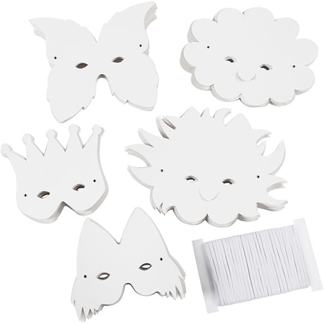 Https: www.cchobby.nl Fantasy-Masken-einschließlich-elastischer-h-15-20-cm-230-gr-white-100-div-1-Box