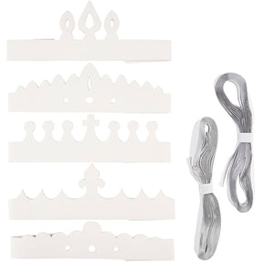 Https: www.cchobby.nl Crowns-h-10-16-5-cm-l-60-cm-230-gr-white-50-piece-1-box