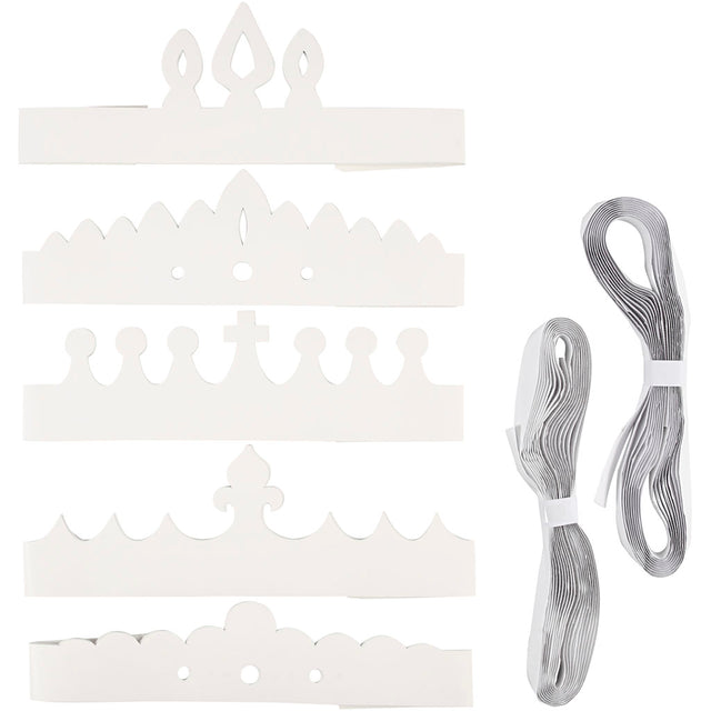 Https: www.cchobby.nl Crowns-h-10-16-5-cm-l-60-cm-230-gr-white-50-piece-1-box