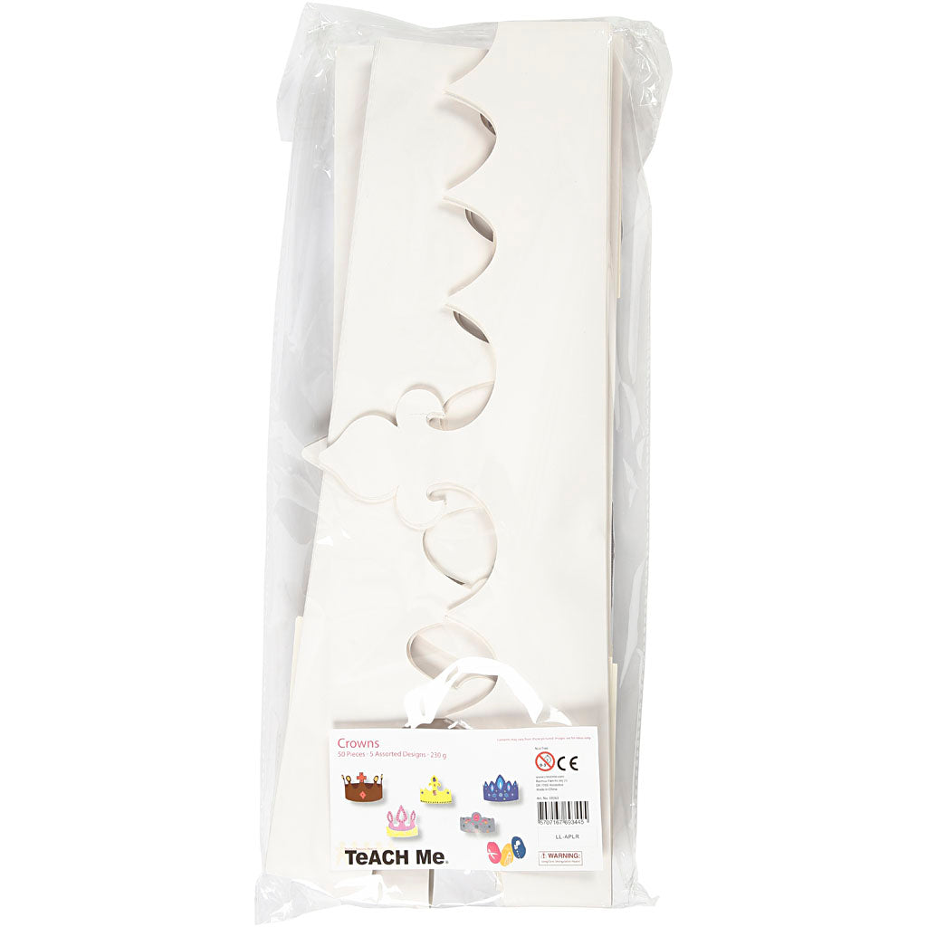Https: www.cchobby.nl Crowns-h-10-16-5-cm-l-60-cm-230-gr-white-50-piece-1-box