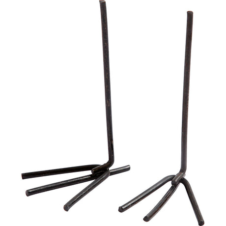 Kreativunternehmen https: www.cchobby.nl Chicken Feet-h-5-cm-w-2-cm-black-10-pair-1-box