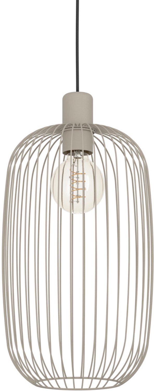 Eglo lodods hanglamp - e27 - ø 22 cm - zandkleur beige