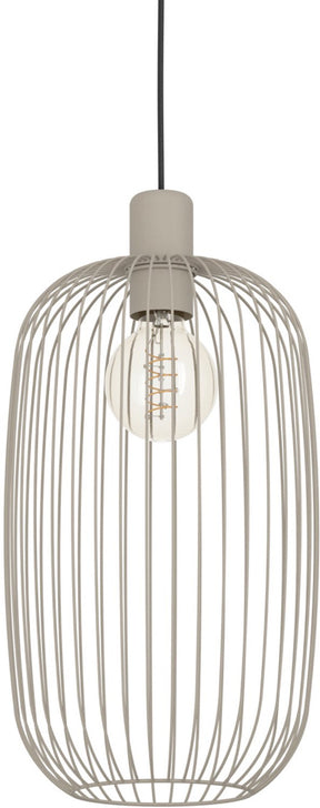 Eglo lodods hanglamp - e27 - ø 22 cm - zandkleur beige