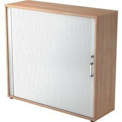 Bach Aktenschrank 3FH Hammerer Walnussholz, Metall