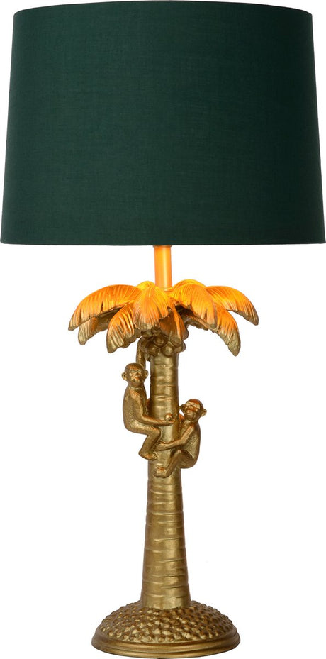 Lucide Extravaganza Coconut - Tischlampe - ø 30,5 cm - 1xe27 - mattgoldenes Messing