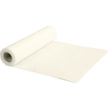 Creativ Company Tischläufer aus Stoffimitat, B: 35 cm, 70 g, Creme, 10 m 1 Rolle