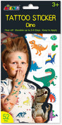 Avenir Tattoo-Aufkleber – Dinosaurier – 52 Stück – hält 3 bis 5 Tage – 3 Jahre