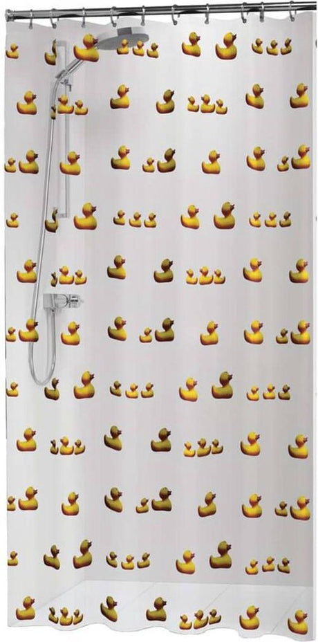 Dichtungsfeuchen -Duschvorhang Ducking 180x200 cm Gelb