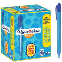 Kugelschreiber Papermate InkJoy 100RT S0977440 mittelblauer Druckknopf