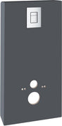 Grohe quickfix solido monobloc bedieningspaneel - incl. skate cosmopolitan drukknop - slate grey - 39377xi0
