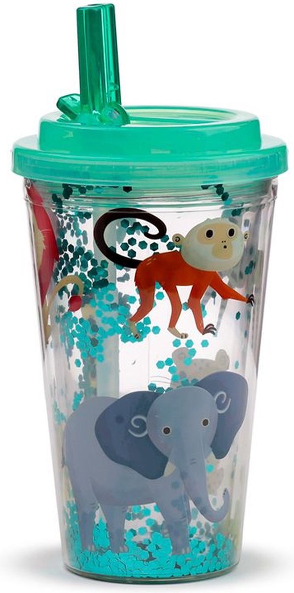 Bruchsicherer, langlebiger, doppelwandiger Becher von Zooniverse