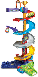 Vtech Toot Toot Cars Tornado Stunt Park – Renn-Toot-Car-Strecke mit Sam-Stunt-Auto – fördert Rollenspiele – Geschenk – 1 bis 5 Jahre