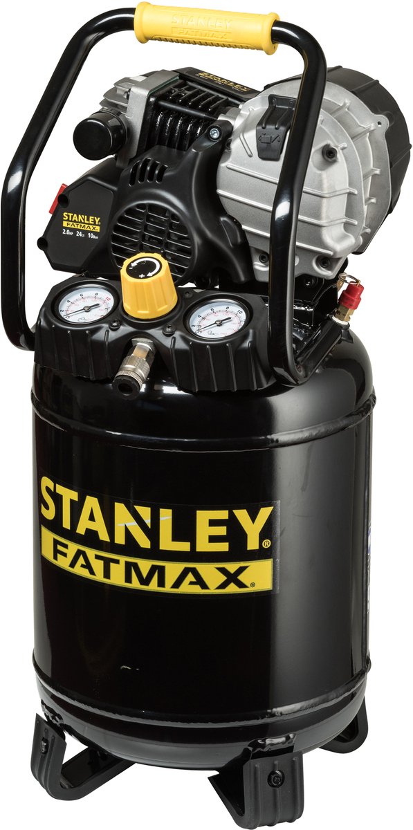 Stanley – professioneller Kompressor – ölgeschmiert – vertikal – 24 l, 2 PS, 10 bar