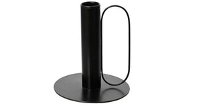 Kandelaar ijzer zwart mat d10 h11cm