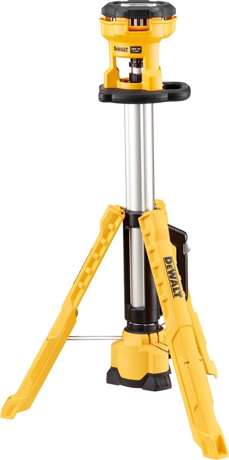 Dewalt DCL079-XJ 18 Volt XL LED-Arbeitsleuchte mit Stativ ohne Akku und Ladegerät – DCL079-XJ