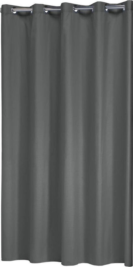 Dichtungsfell Duschvorhang Coloris 180x200 cm grau