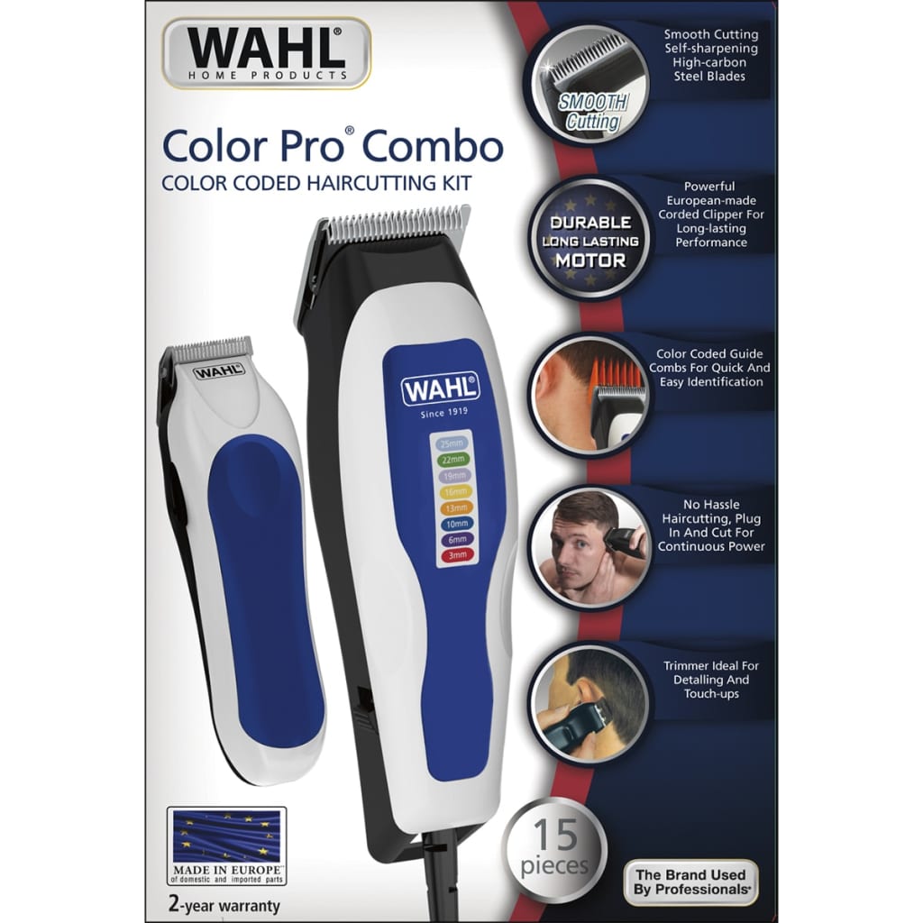 Wahl Tonteuse und Trimmer Color Combo 15 Pigal 1395.0465