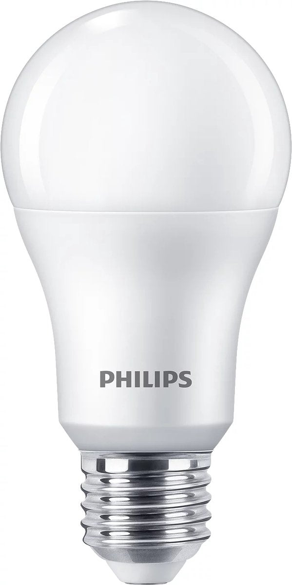 Philips led lamp mat - 100 w - e27 - koelwit licht - 2 stuks
