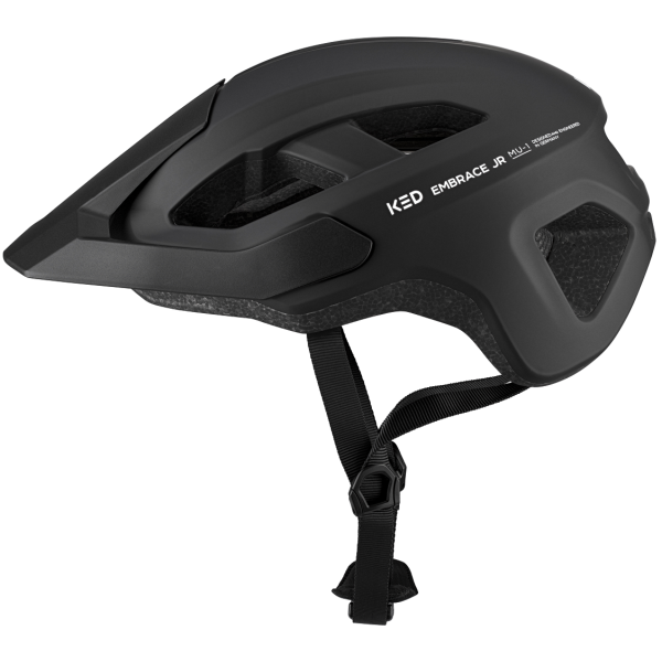 Ked Fahrradhelm Embrace Jr S-M (52–58 cm) – mattschwarz