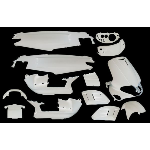 Edge Place 15-piefe für Gilera Läufer bis zum Jahr des Baujahres 08-2005-Glossy White