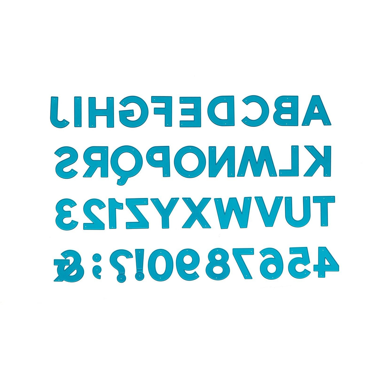 Wir sind Hersteller von Stanzformen mit großem Alphabet, 5,08 cm