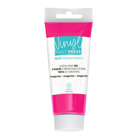 Wir sind Hersteller • Siebdrucktinte für Vinyldruckmaschinen, Magenta, 59 ml