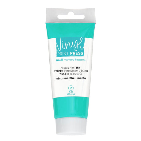Wir sind Hersteller • Siebdrucktinte für Vinyldruckmaschinen, Minze, 59 ml
