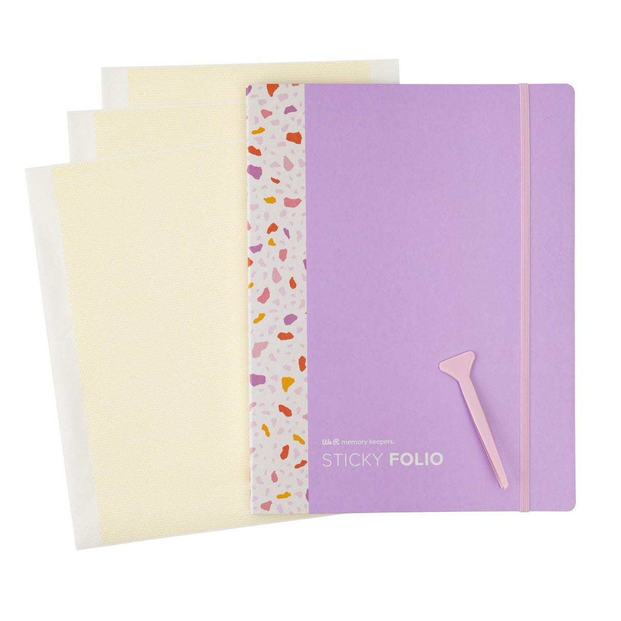 Wir machen • Sticky Folio Flieder 5St