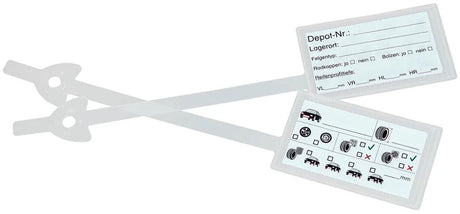 Eichner Rad-Reifenanhänger-Set Rad Reifenanhänger 100er Pack