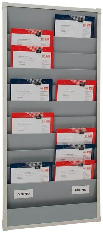 Eichner Plantafel-Fahrplantafelwagen in schmaler 10-Gleis-Form
