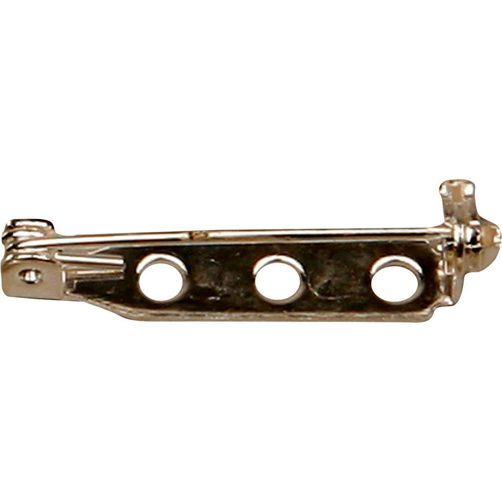 Creativ Company Broochpeld Silber -plattiert 25mm, 10st.