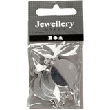 Creativ Company Brochepeld versilbert 20mm, 10st.
