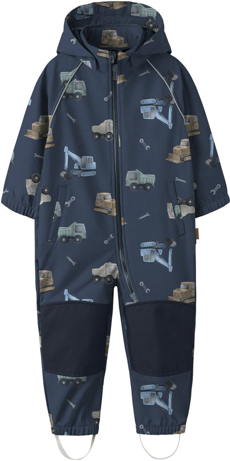 Name it - nmmalfa08 softshell suit aop 1fo noos heren jas
