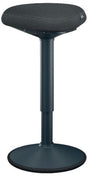 Leitz Ergo Active Sitz-Stehhocker mit Komfortsitz - Bürohocker - Ergonomischer Hocker - Dunkelgrau