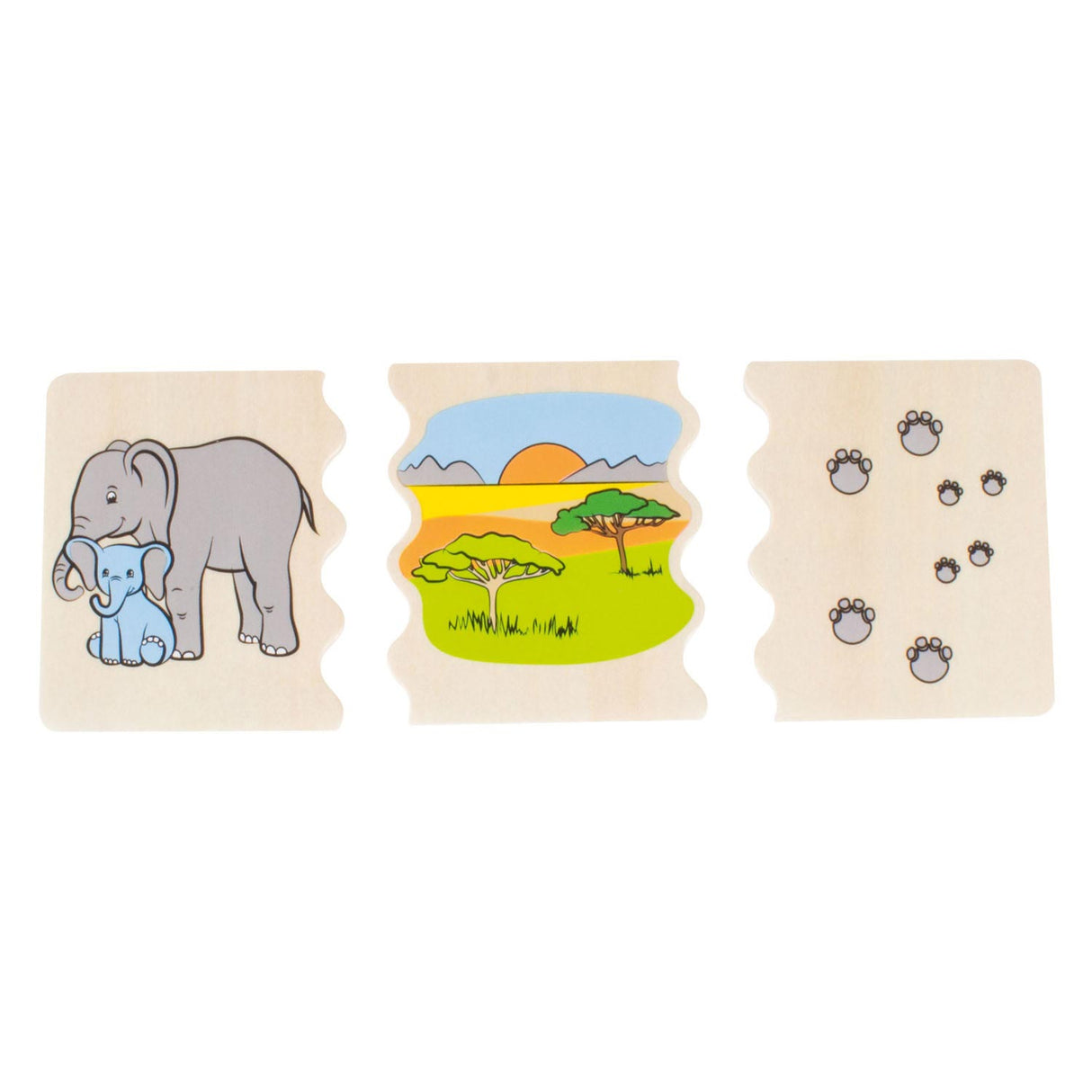 Beleduc Cognito Tiermanieren erkennen Kinderspiel aus Holz