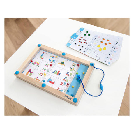Beleduc Logiplay Holz-Magnetspiel