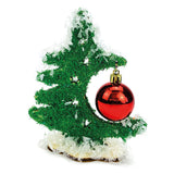 Beleduc Bastel-Weihnachtsbaum aus Holz mit Weihnachtskugel