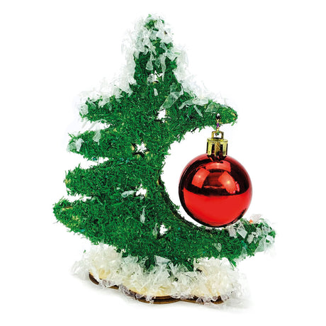 Beleduc Bastel-Weihnachtsbaum aus Holz mit Weihnachtskugel