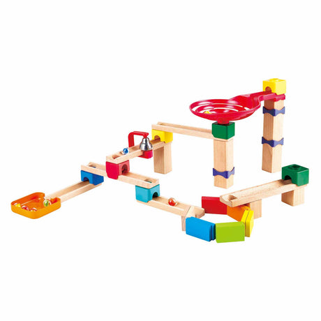 Edugro Hape Holz-Marmorbahn-Set Domino – 50 Stück.