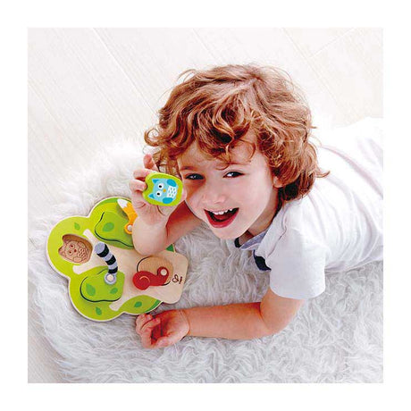 Hape Wer ist im Baumform-Puzzle – 5 Teile.