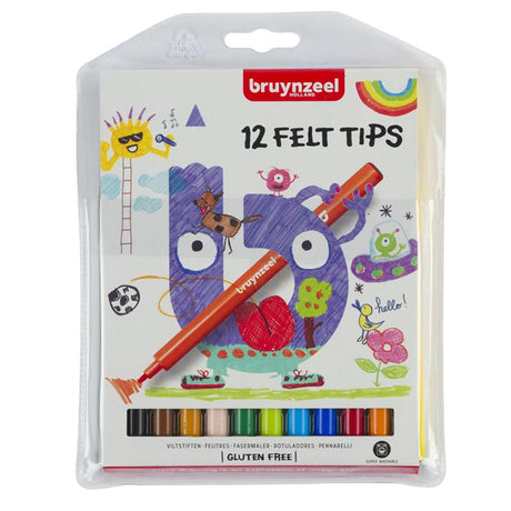 Bruynzeel 12 Filzstifte im Etui