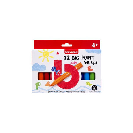 Bruynzeel Kids Big Point Filzstifte Set 12