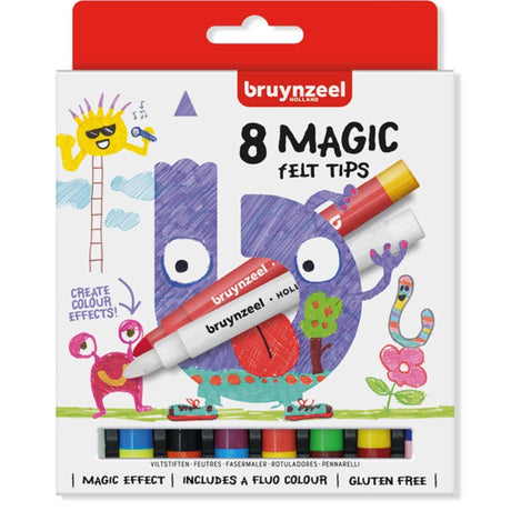 Bruynzeel Filzstifte 8 magische Filzstifte