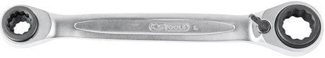 Ks Tools Ks-Tools Ratschenschlüssel Gearplus 4 in 1 Ratschenringschlüssel 4 in 1